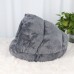 Fopetfy Soft Plush Fleece Pet Sleeping Bed for Cats and Dogs, Cozy and Washable Cushion Bed, Lightweight and Durable