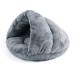 Fopetfy Soft Plush Fleece Pet Sleeping Bed for Cats and Dogs, Cozy and Washable Cushion Bed, Lightweight and Durable